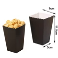 Black popcorn box