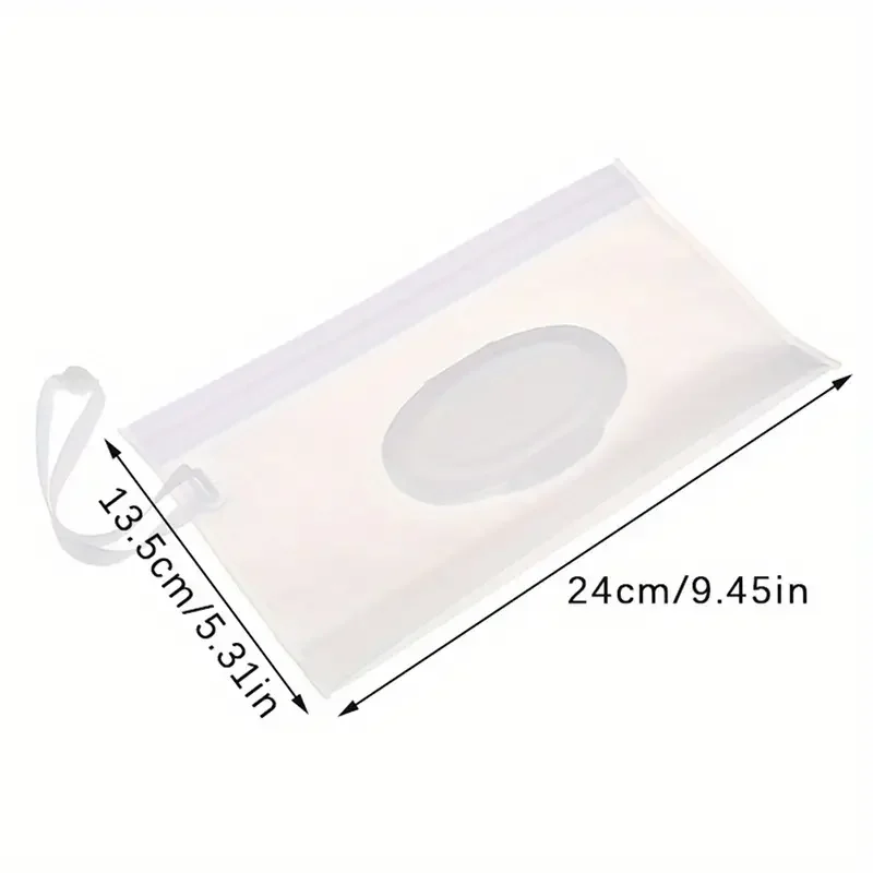 Portable Wet Wipes Clutch Bag Wet Paper Tissue Container Lightweight Wet Tissue Dispenser Bathroom Tissue Holder Home Essential 4