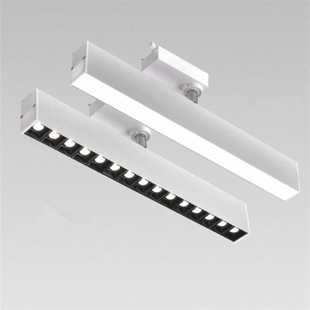 LED Track Light 10W 20W 30W Rail Spotlight Floodlight Lighting Track Rail  Ceiling Lamp For Clothing Shop Store Home - AliExpress, image size:1000x1000