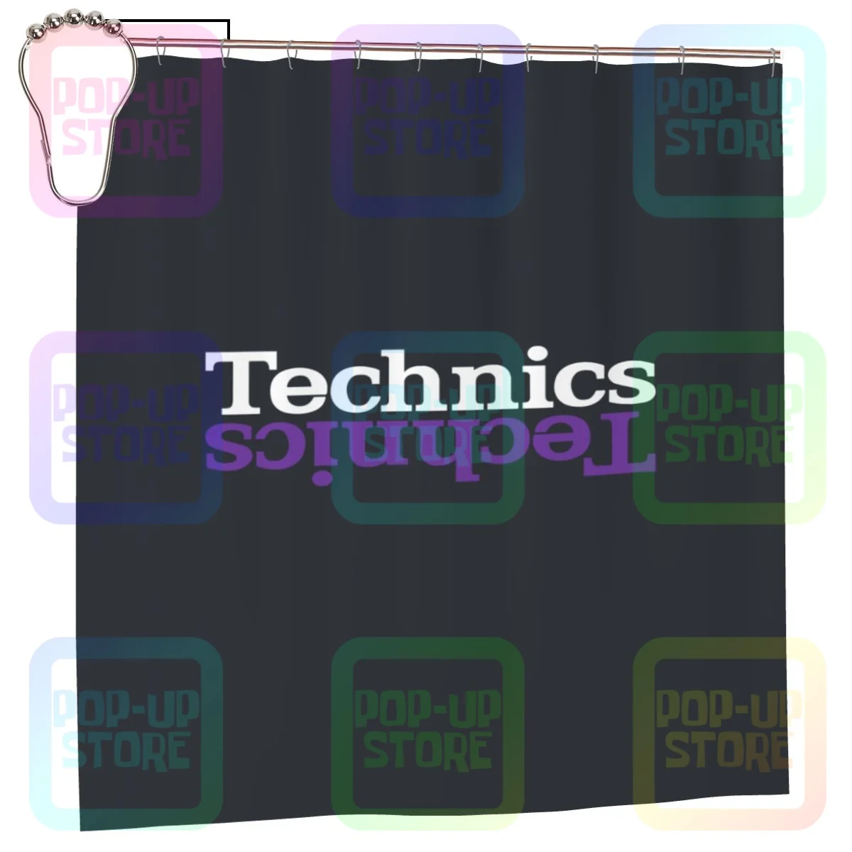 Tecniche Rane Vestax Serato Dj Hip Hop Shure Pioneer Numark Vinile Musica Tenda Da Doccia Tenda Da Bagno Doccia Poliestere