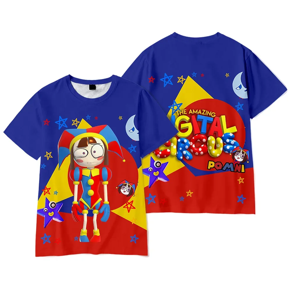 

New Product The Amazing Digital Circus Magical Digital Circus Short-sleeved T-shirt Fashionable Casual Children's Clothing