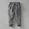 Cotton Linen Men Comfortable Thicken Pants Winter Cozy Fashion Elastic Waist Retro Loose Casual Warm Fleece Ramie Padded Trouser 1