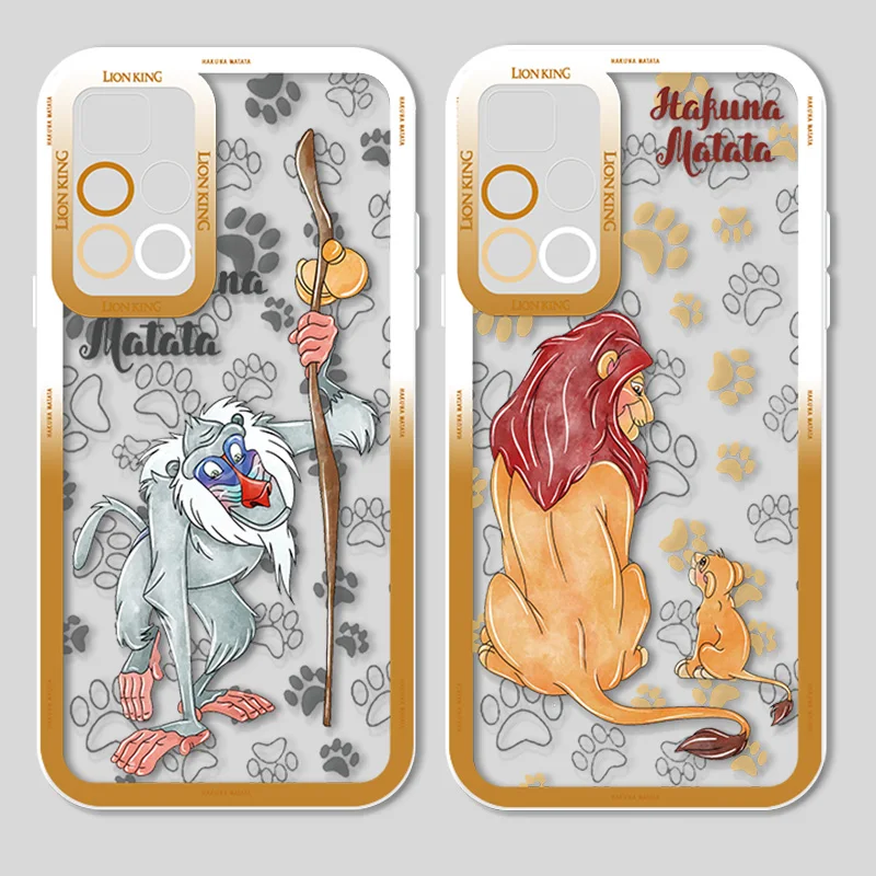 Simba Disney Lion King Carino Per Redmi 12C 10C 9T 8 A1 X 9C T A9 10A 40K Pro 4G 5G Angel Eyes Custodia Morbida Antiurto Per Telefono