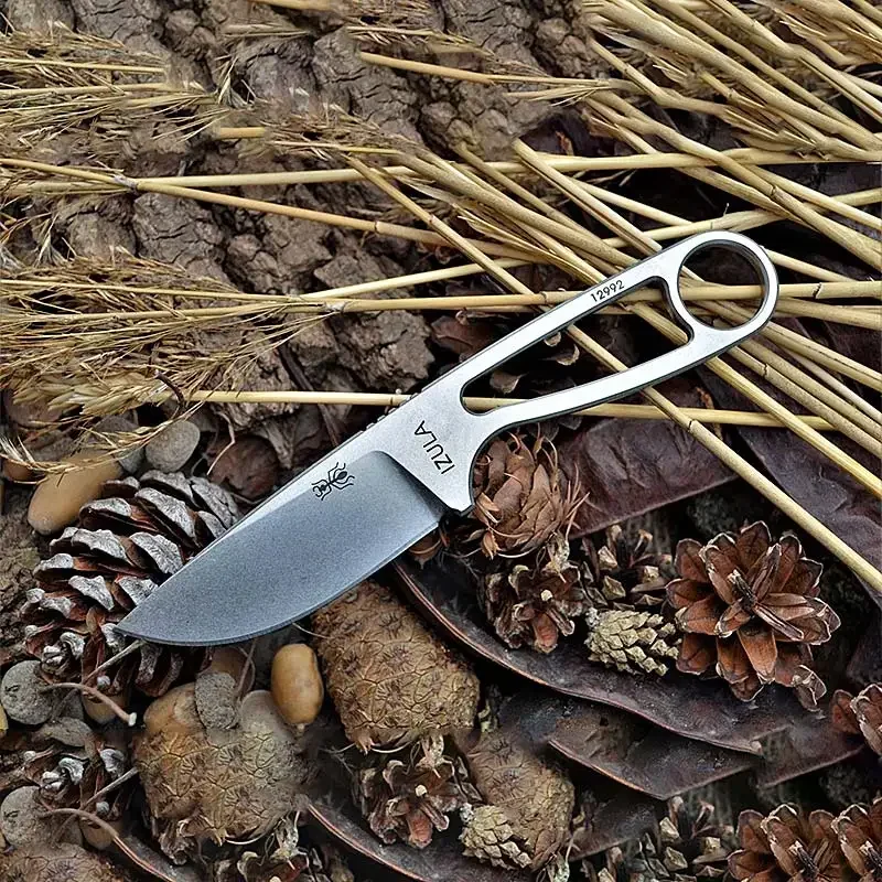 Fixed Pocket Knife Ant 12992 D2 Bladehandle Kydex bag Multifunction Fruits Knife Durable Stomata Design Edc Tool