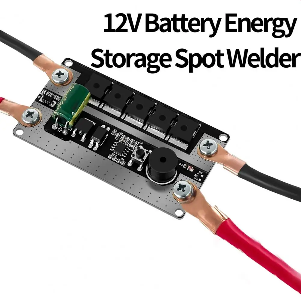 

DIY Spot Welder 5 Gear Adjustment Sport Welder Knit Automatic Triggered Welding 12V DIY Sport Welder with Spot Welding Pen