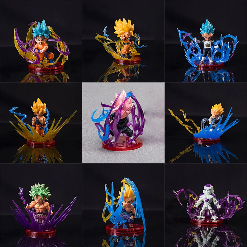 

9 моделей Драконий жемчуг Wandai, ручная работа, мультяшная анимация, солнце, Wukong, Вегета, броли, Боевая сцена, игрушка, кукла, украшение