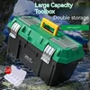 Household Portable Empty ABS Tool Box Waterproof Plier Wrench Mechanical Workshop Storage Hardware Thickened Products Toolbox 6