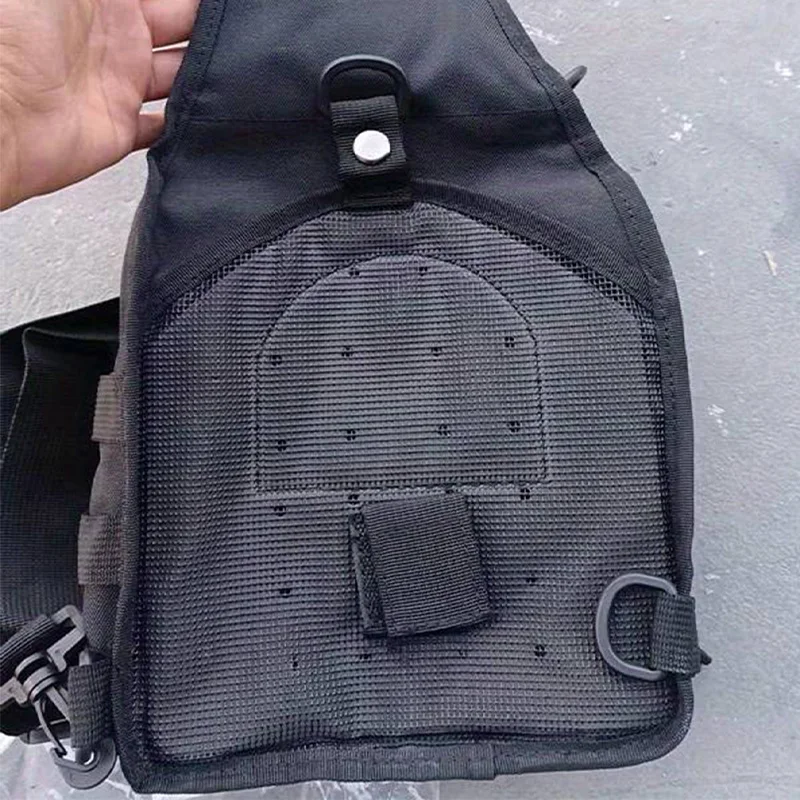 Brusttasche taktische Schulter tasche Umhängetaschen Outdoor-Militärs port Reise Umhängetasche für Männer Frauen Wandern Camping ausrüstung – Detail 12