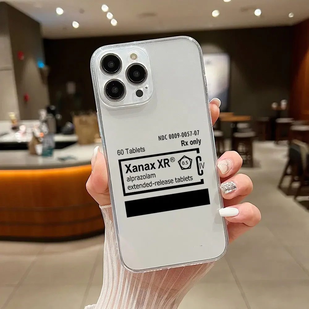 Chill Pill Shockproof Transparent Phone Case - Funny Design