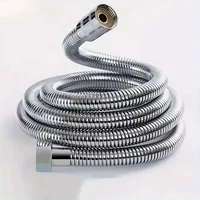 1pcs 1.5M Shower Hose, Upgrade Stainless Steel Shower Tube, Anti-Kink and Leak-Proof, High Pressure Resistance, Universal G 1/2 1