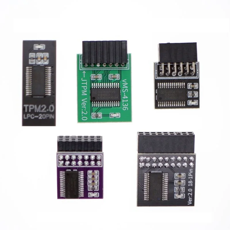 TPM 2.0 모듈 12/14/18/20PIN 암호화 보안 보드 원격 카드 암호화 보안 모듈 원격 카드 교체