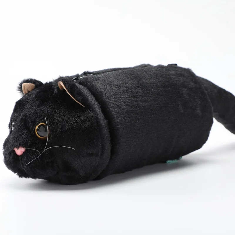 Women cute Cat Plush shoulder bag  lady fur doll messenger bag Girl cartoon mini mobile phone bag