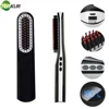 USB Wireless Charging Electric Hair Brushes Straight Comb Anti-scald  Strengthener Men and Women Straightening Beard Combs 1