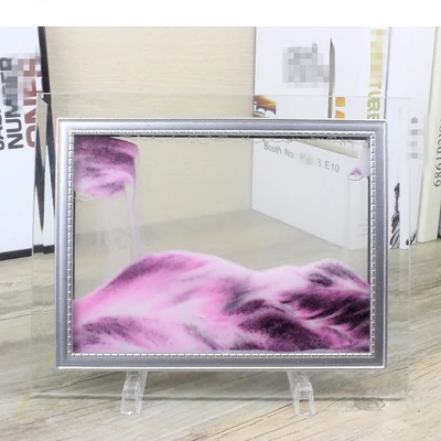 유리 수공예품 예술 풍경 장식품 모래시계 그림 장식