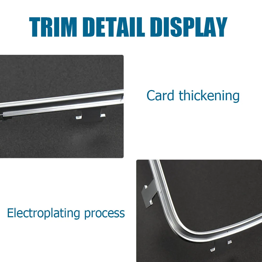 Car Water Cup Holder Strip Plating Ashtray Trim Ring Ashtray Cover Plating Strip for Mercedes Benz C GLC Class W205 W253 15-20