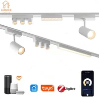 ST1 Series White Smart TUYA ZIGBEE Ultra Thin Aluminum Magnetic Track Light 6mm High Hardness Modern Flexible Fixture Home Room 1