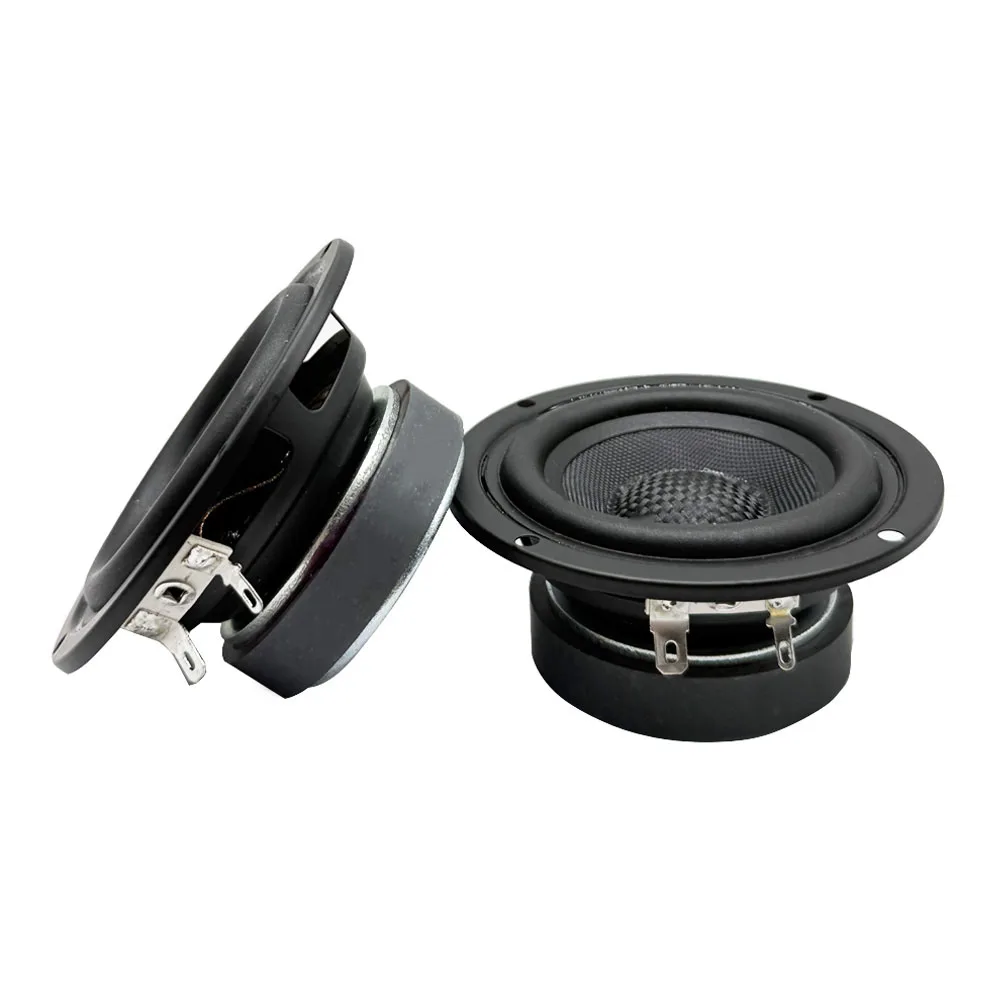1 Pcs 3.5 Inch 3 Inch 90MM Speakers 4 Ohm 15W Round Fiberglass Basin Waterproof Full Range Speaker For Car Midrange Bass 5