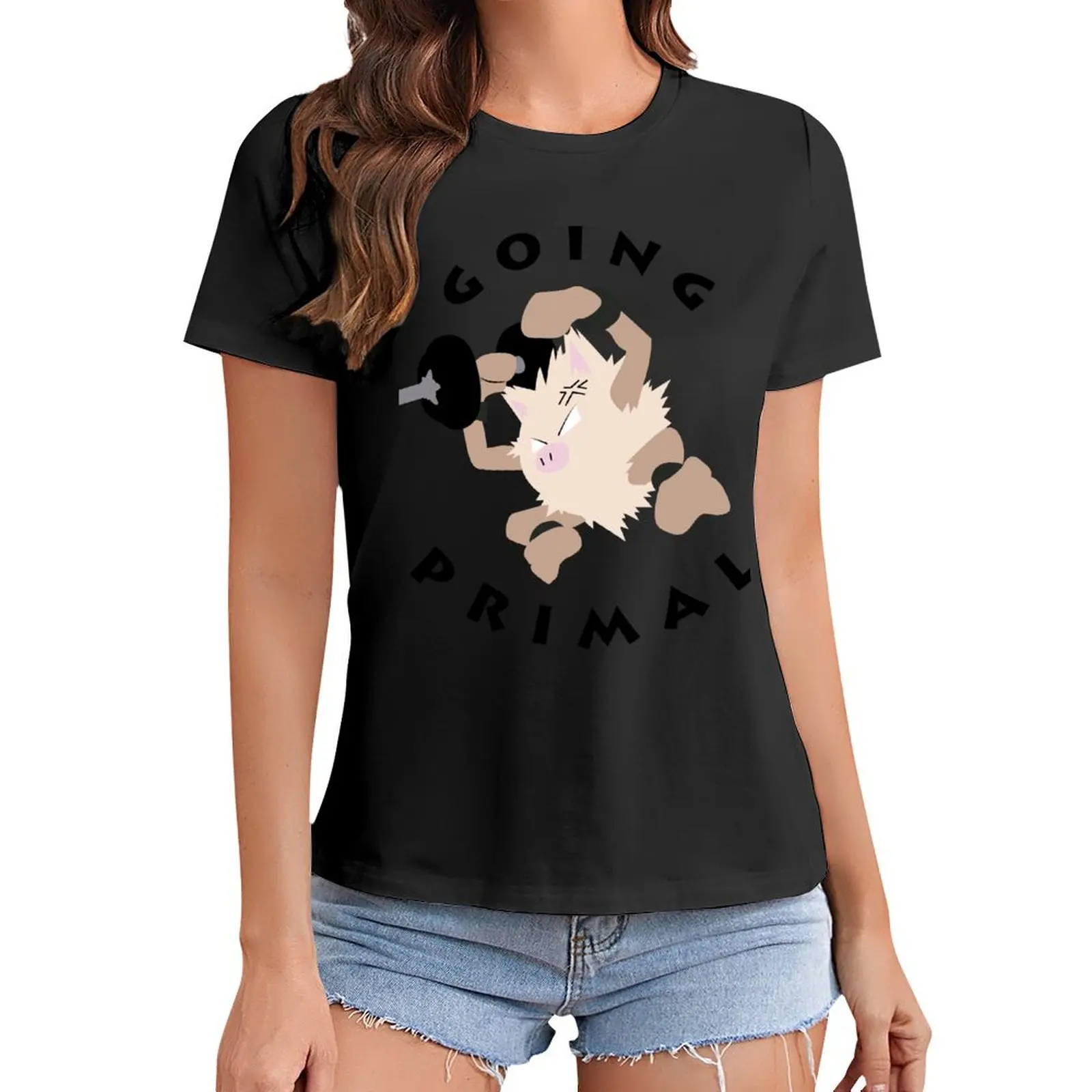 

Going Primal T-Shirt graphics animal print Women's tops