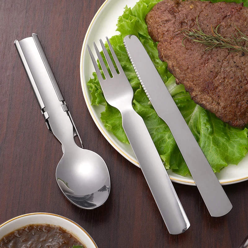 4-Piece Folding Cutlery Set 2