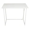 Simple Collapsible Computer Desk White 5