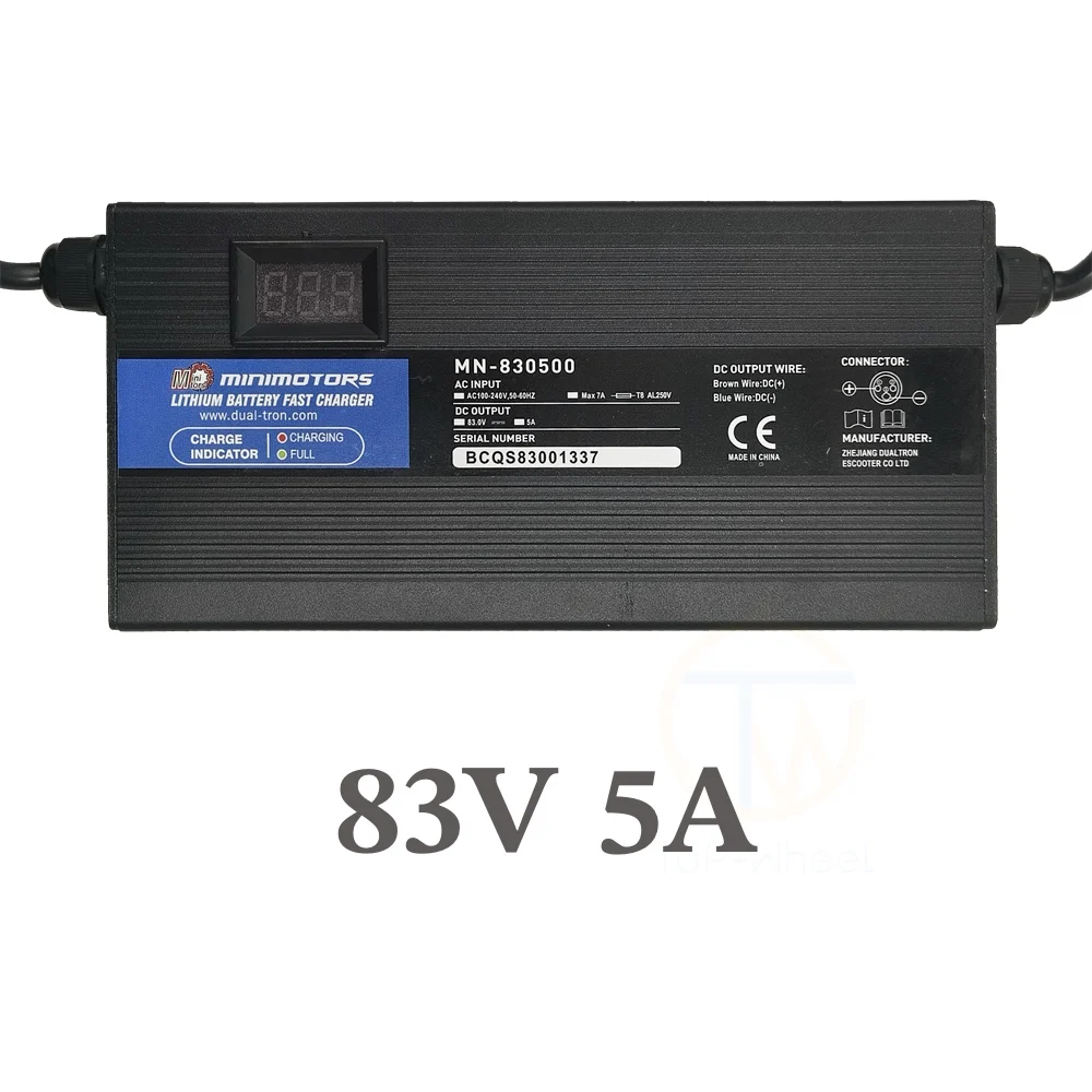 DUALTRON 72V Electric Scooter Charger 83V 5A with display Quick Charger Dualtron X Ⅱ UP New Dualtron Storm Thunder III