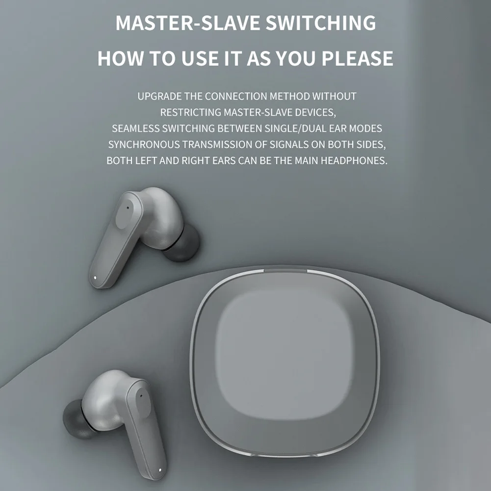 [AI Translator Earphone] A98 Bluetooth5.4 Translation Earbuds AI Real-time Wireless Headphones Office Travel 16mm Driver Unit