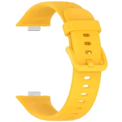 Silicone Sport Strap Replacement for Smartwatch - Durable and Comfortable Bracelet Accessory (9 Vibrant Yellow)