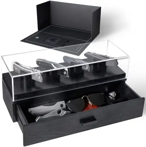 

Display Case - Pocket Knife Display - EDC Knife Box - Storage And Organization - Knife Holder - Valentine's Day Gifts For Me Wat
