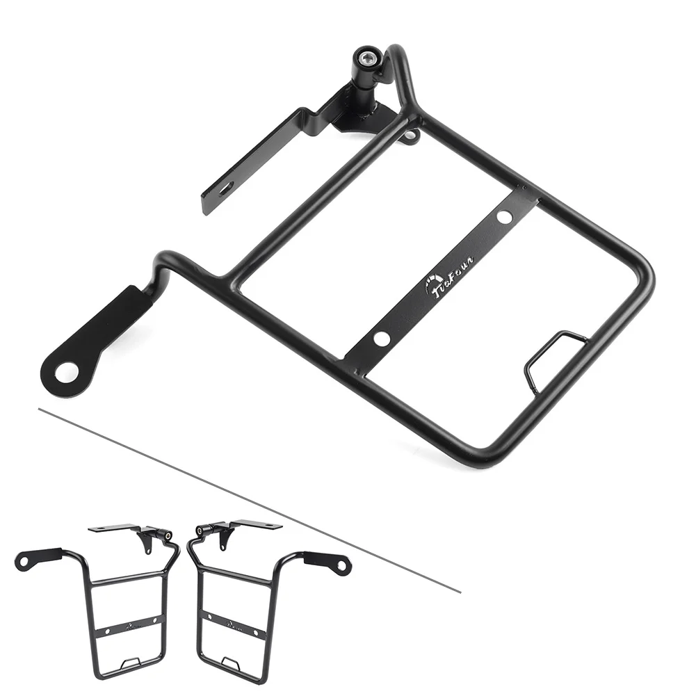 

Matte Black Motorcycle Side Trunk Bag Support Side Bag Bracket For Honda SUPER CUB50 2017-2021 For CROSS CUB110 CC110 2018-2023