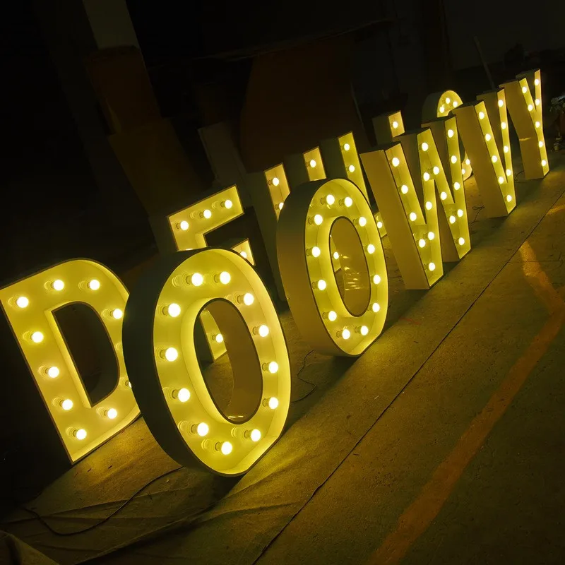 Big Light Up Letters Led Large Light Up Marquee Letters Sign Giant Light Up Letters