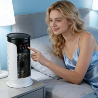 Ventilateur humidificateur d'air USB portable 300ML, 6 vitesses, minuterie 6H, lumière 7 couleurs, brumisateur silencieux, ventilateur de refroidissement, climatiseur de bureau 5