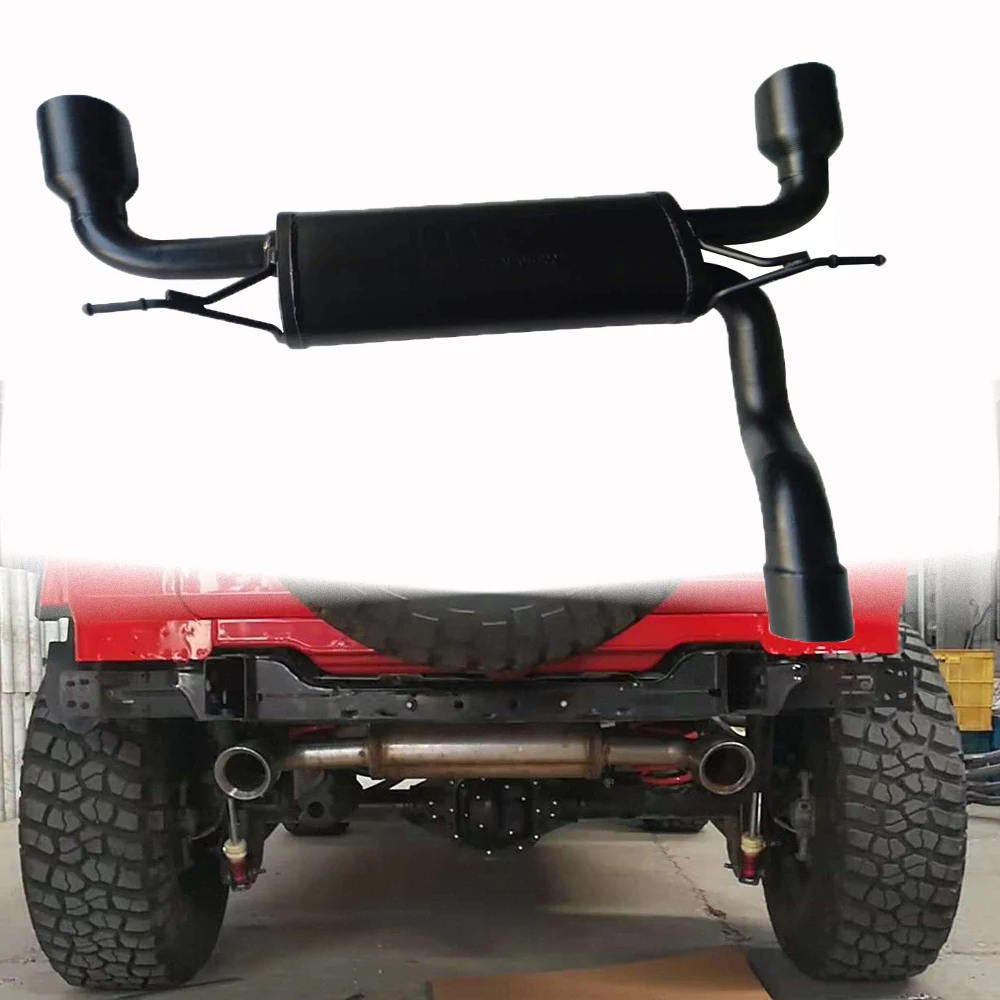 Exhaust Kit Car Exhaust Pipe Extension for Jeep Wrangler JL LANTSUN