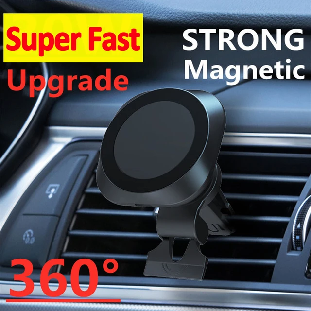 30W Magnetic Car Wireless Charger for macsafe iPhone 14 13 12 pro max mini  Air Vent Car Phone Holder Stand Fast Car Charging - AliExpress