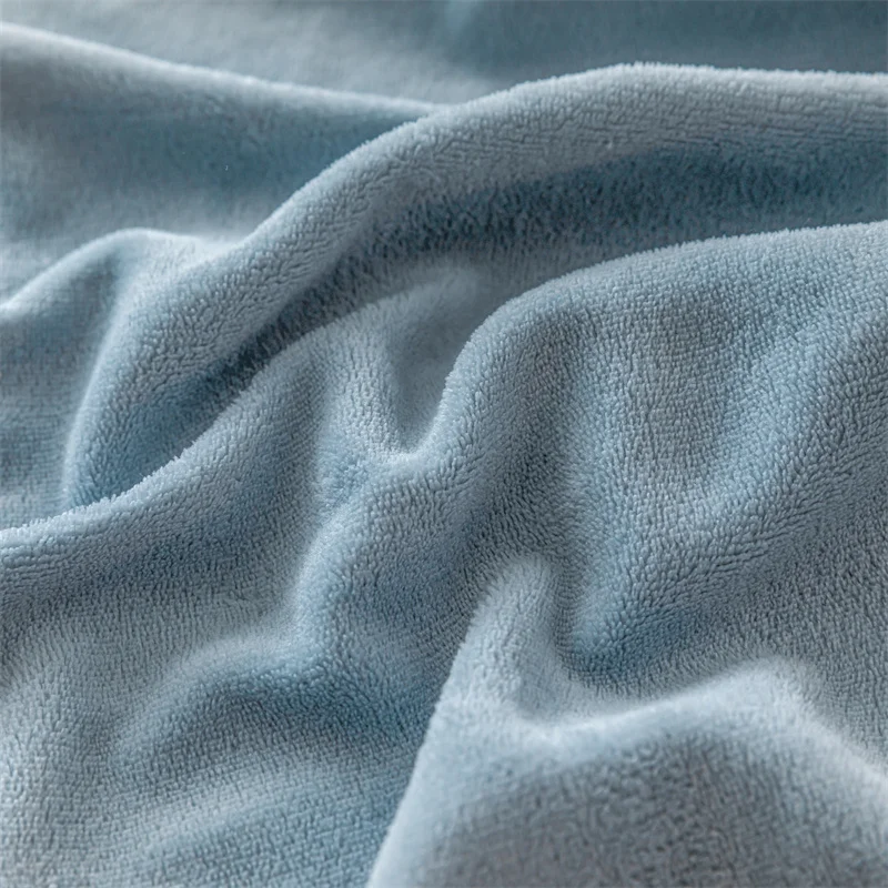 Velvet Thermal Bed Sheets Plush Fabric Mattress Cover For Winter Bed Cover Bed Bed Linen Set For Single Double King Queen Bed 4
