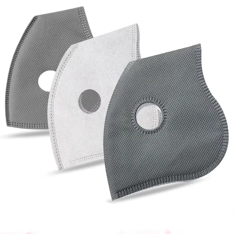 Cycling Dustproof PM2.5 Active Carbon Filter Replacement Protection Anti Dust 5layers Cycling Face Masks Breathing Filter Gasket cycling mask face masks
