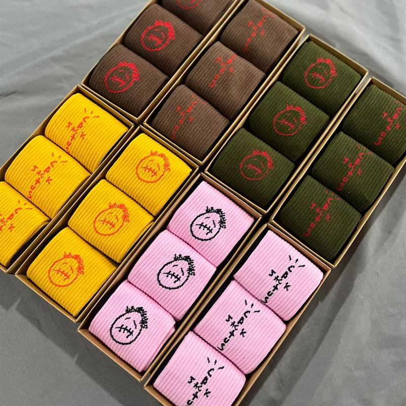 패치워크 문자가 포함된 3쌍 선물 상자 스케이트보드, 사이클링 및 농구 여성용..