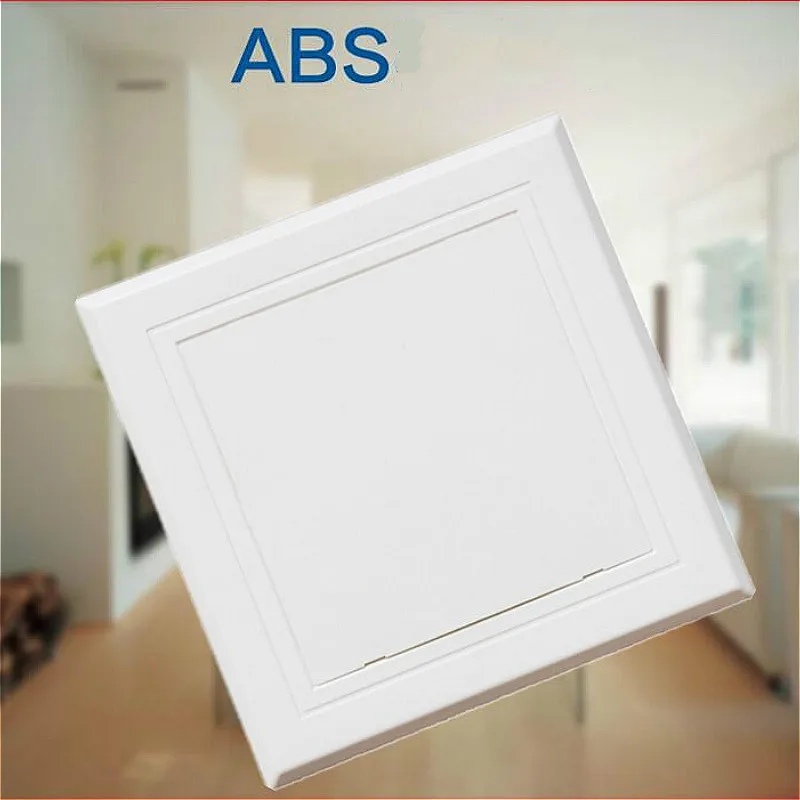 Easy Access Doors Exterior Dimensions 6.6x10.6 Inch Vent Systems 6x10 Access Panel ABS Plastic Wall and Ceiling Electrical and Plumbing Service Door Cover Access Panel for Drywall 