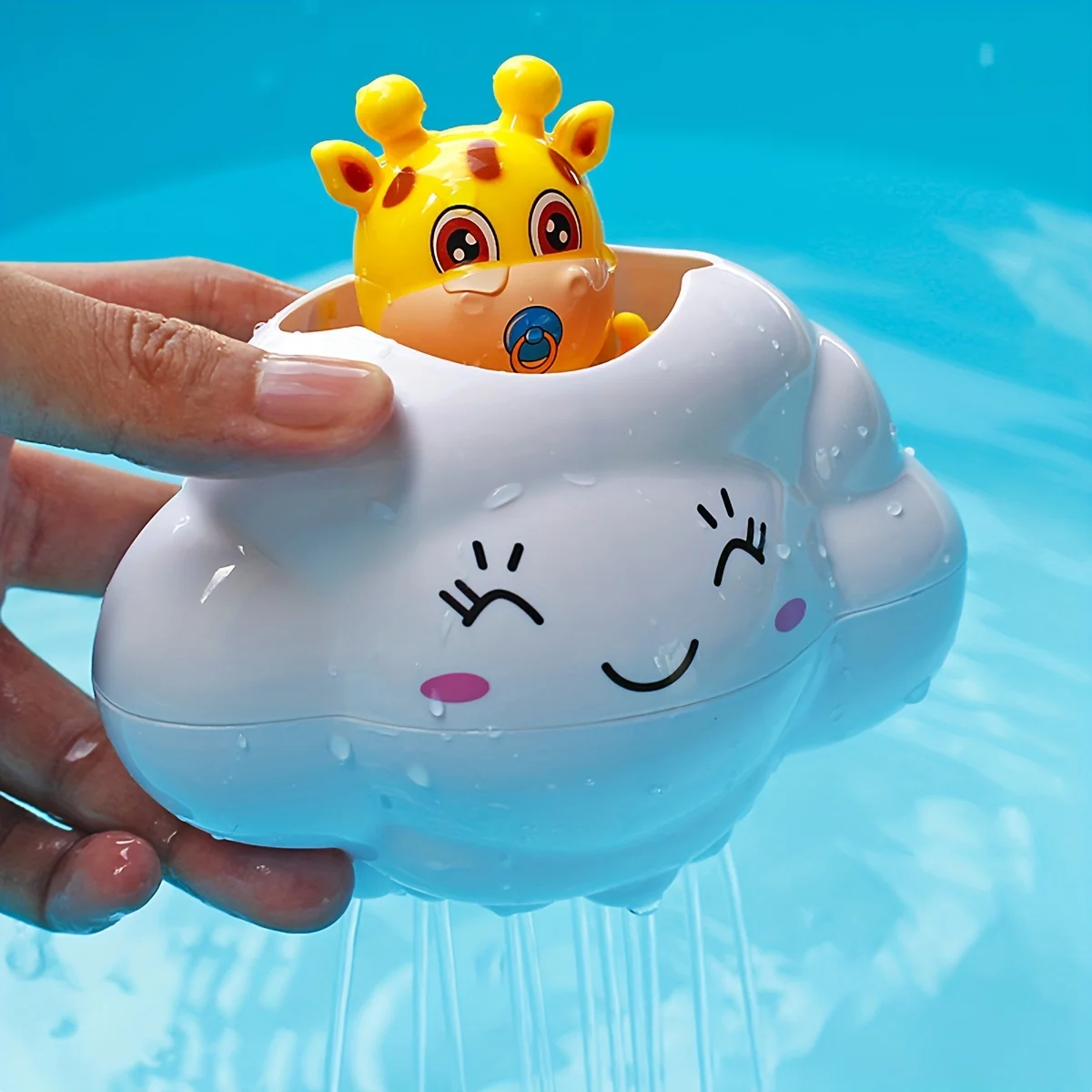 1PC - Rainy Clouds, Deer Shower Toys, Cloud and Rain Deer Playing with Water, Shower, Water Spray Toys, Bathroom