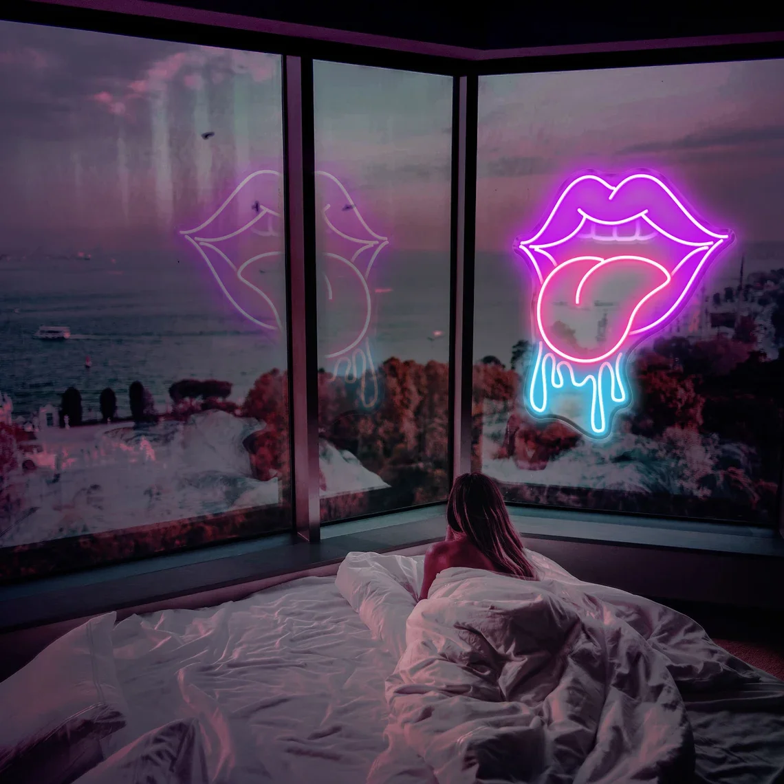 Dripping Lips Neon Sign Custom Neon Sign Custom Name Neon Sign Neon Light  Sign Custom Neon Light Sign Wall Decor Valentine Gift - Plaques & Signs -  AliExpress