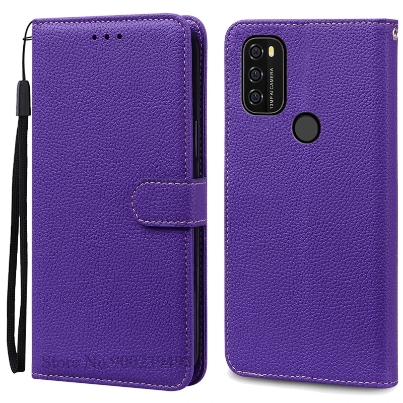 Blackview A70 Soft Silicone Flip Wallet Leather Case with Bumper Protection