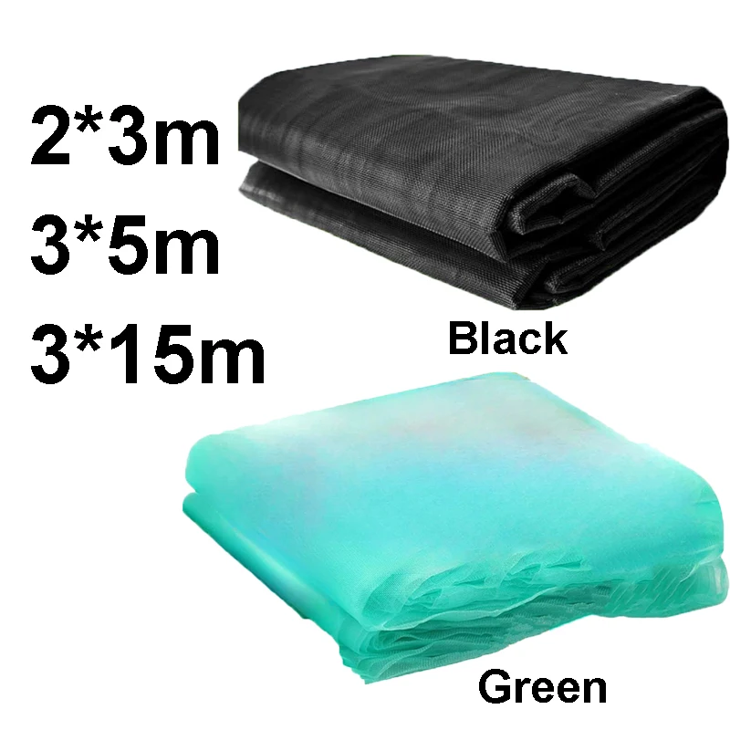 DIY Mosquito Nets Outdoor Camp Hunt Garden Dormitory Picnic Camping Cut Fit Size Mosquito Net 2*3m 3*5/15m Netting Green Black 2