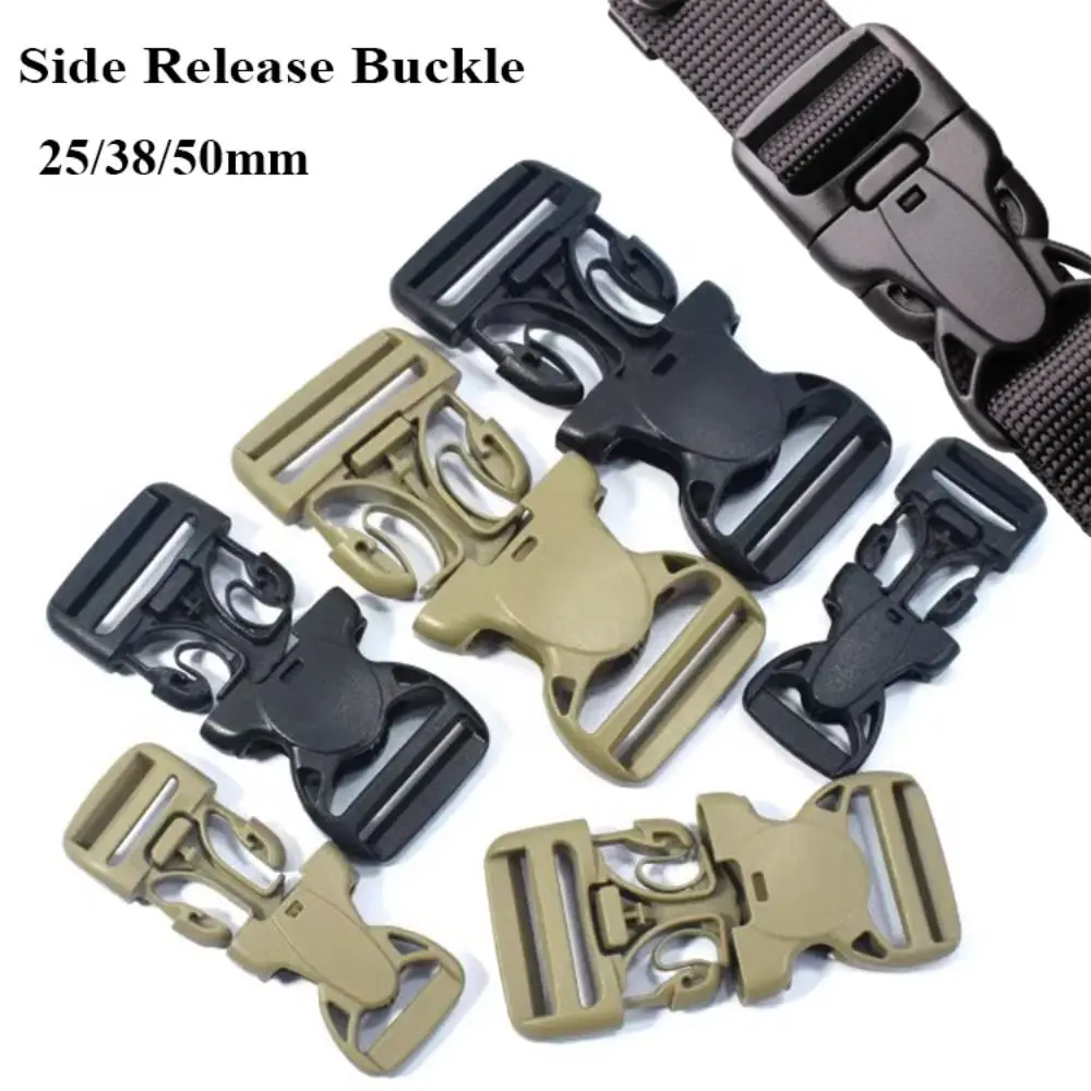 

Plastic Side Release Buckle Black/Army Green Inner Diameter 25/38/50mm Camp Bag Parts Curved Buckles Outdoor Tools