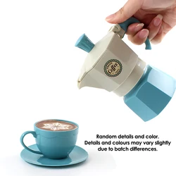 Deluxe Pretend Play Tea Set for Kids - Perfect Birthday Gift for Little Girls (4pcs - Blue - Pot)