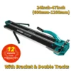 SucceBuy Manual Tile Cutter Laser Positioning Double Rails Supporting Feet Professional Push Knife for Cutting Ceramic Porcelain