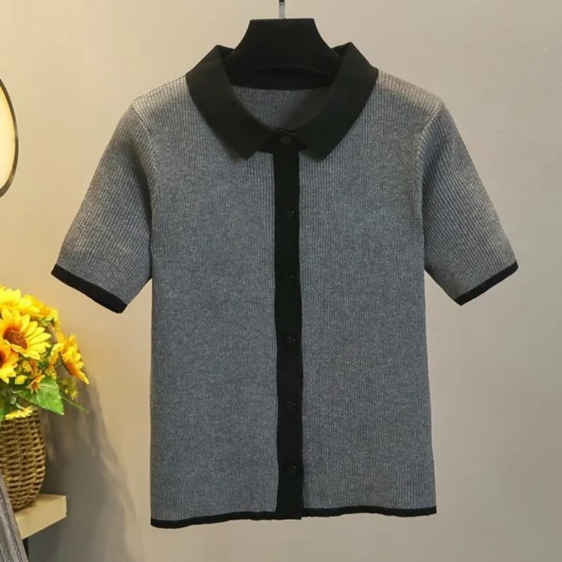 Crop Polo Shirt Women | Polo Shirt Women Y2k | Crop Top