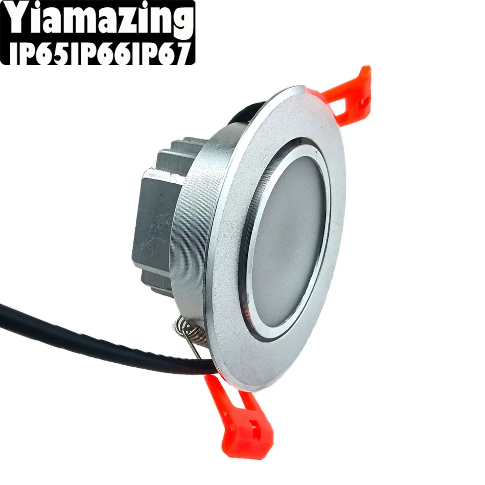 Silver IP67 220V Adjust Angle Outdoor Waterproof IP65 IP66 LED Downlight 7w 9W 12W 15W 18W Kitchen Wall Spot Light Ceiling Lamp