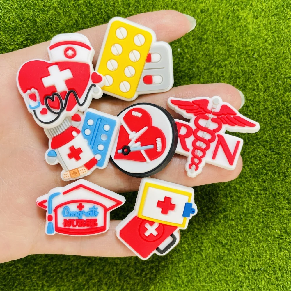 24PCS Cat Shoe Charms - Adorable Feline Decor For Sandals, Bracelets & Party Favors For Kids, Teens, Nurses