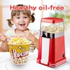 YR Home Popcorn Maker Mini Convenient 220V Fully Automatic Popcorn Maker 1200W Home Kitchen Appliance Popcorn Maker Corn Cooker 1