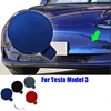 NEW For Tesla Model 3 Auto Front Bumper trailer Tow Hook Eye Cover Trim Trailer Cap Plug 1460701 1084173 Car Accessories 1