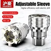 HUHAO Electric Drill Magic Sleeve Converter Drill Bit Adapter Adjustable 3/8-3/4 inch10mm to19mm Multifunctional Wrench Tool 1